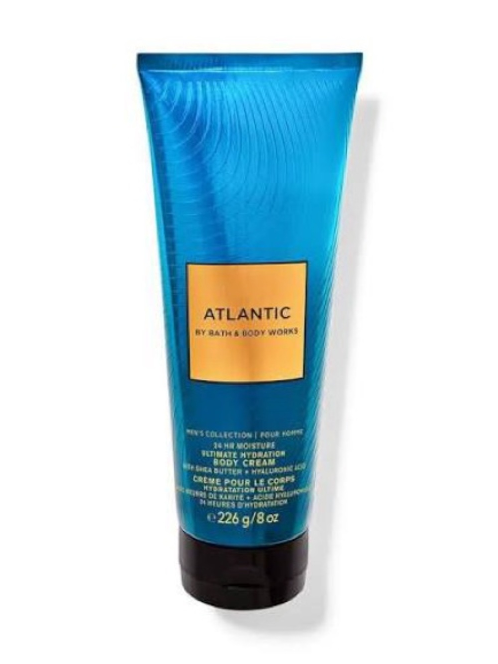 Bath & Body Works Atlantic Body Cream - Bright Blue with Gold Label